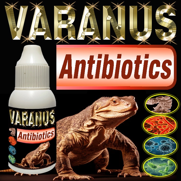 VARANUS ANTIBIOTIK VITAMIN REPTILE SUPLEMEN OBAT PENYAKIT PERNAPASAN PILEK PNEUMONIA HEWAN VARANNUS 