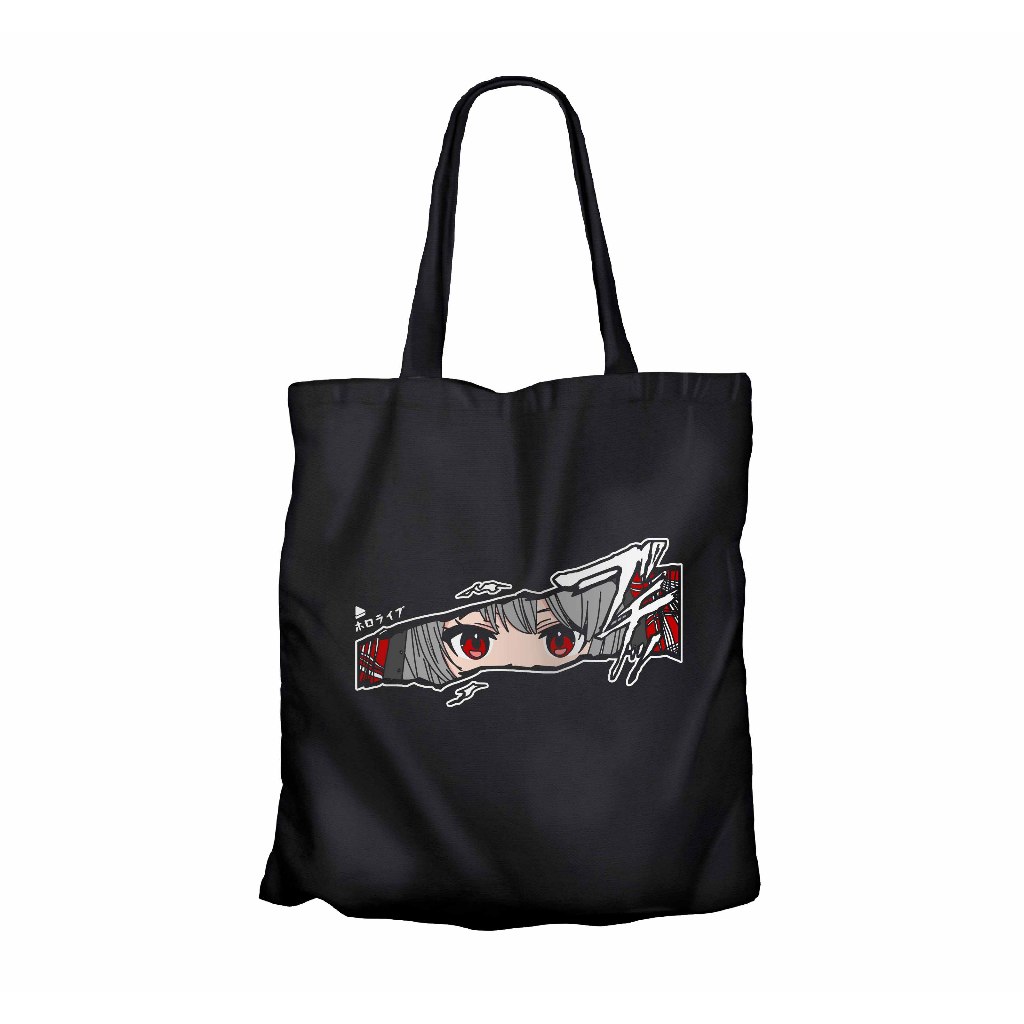 Tote bag infinite anime vtuber SAKAMATA CHLOE EYES - HOLOLIVE JP material canvas
