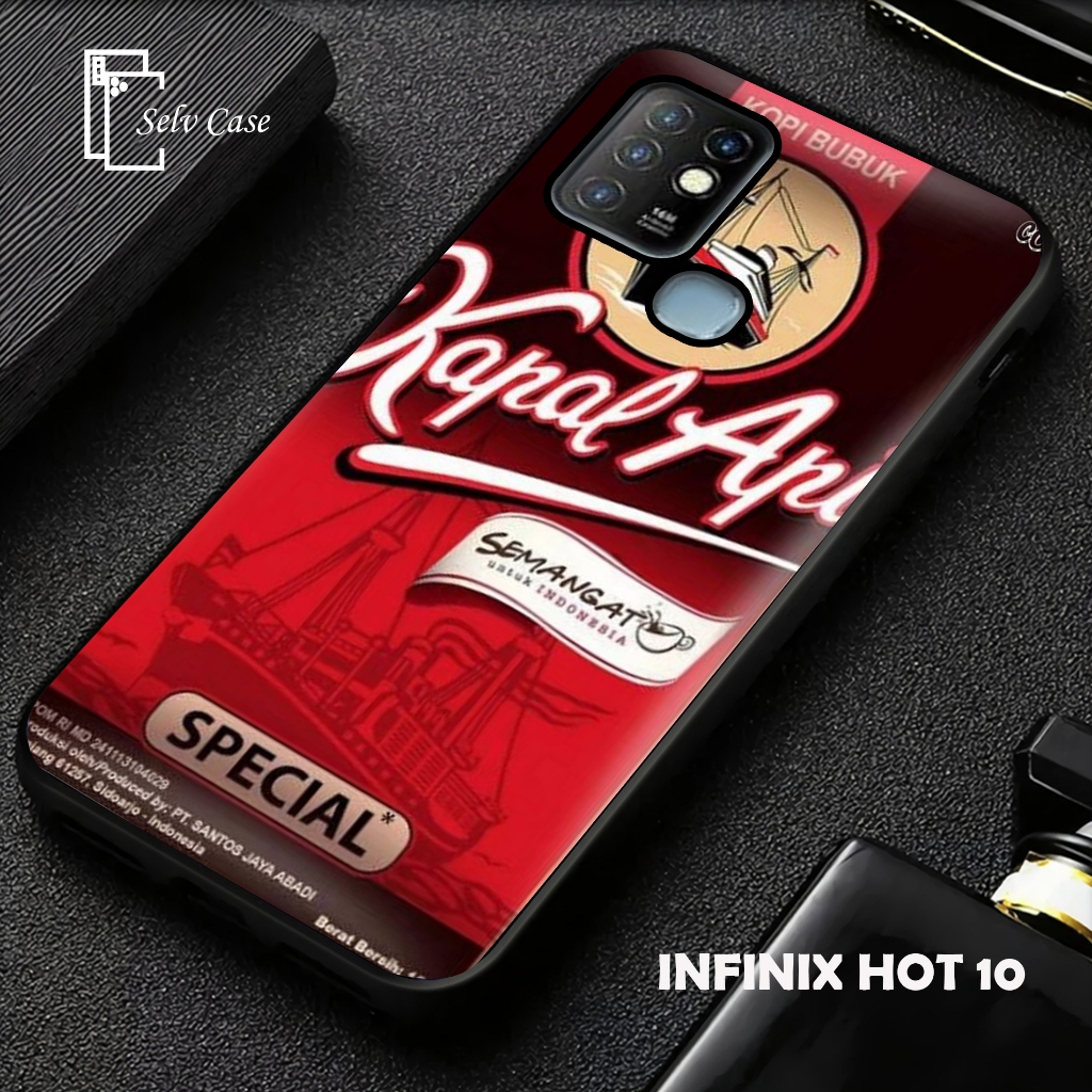 [A03] CASE HANDPHONE INFINIX HOT 10 - CUSTOM CASE - CASING KOPI
