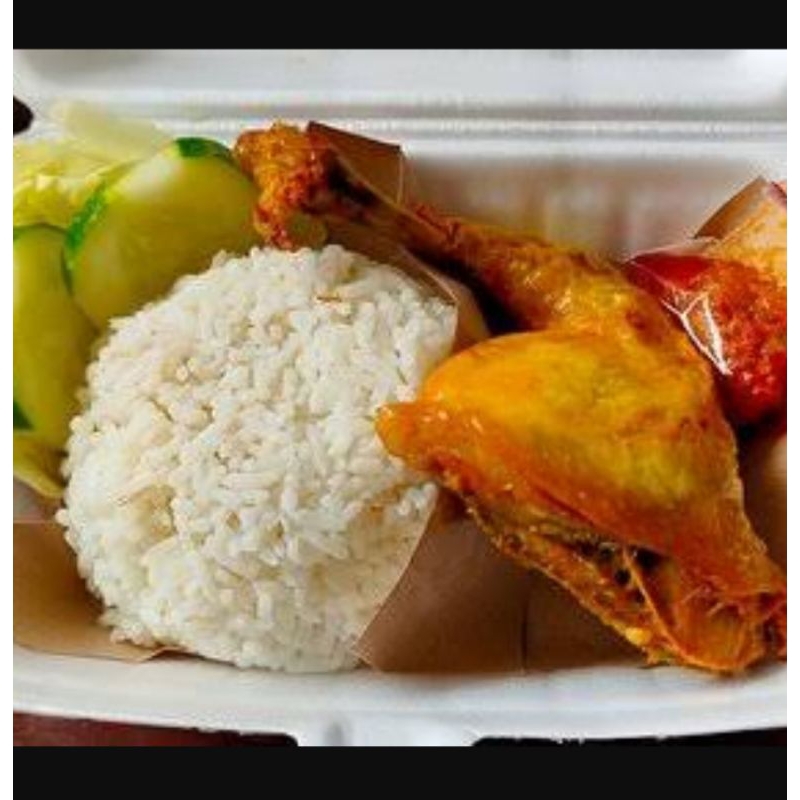 

Halal - Paket Nasi Ayam Goreng - READY TO EAT SIAP MAKAN