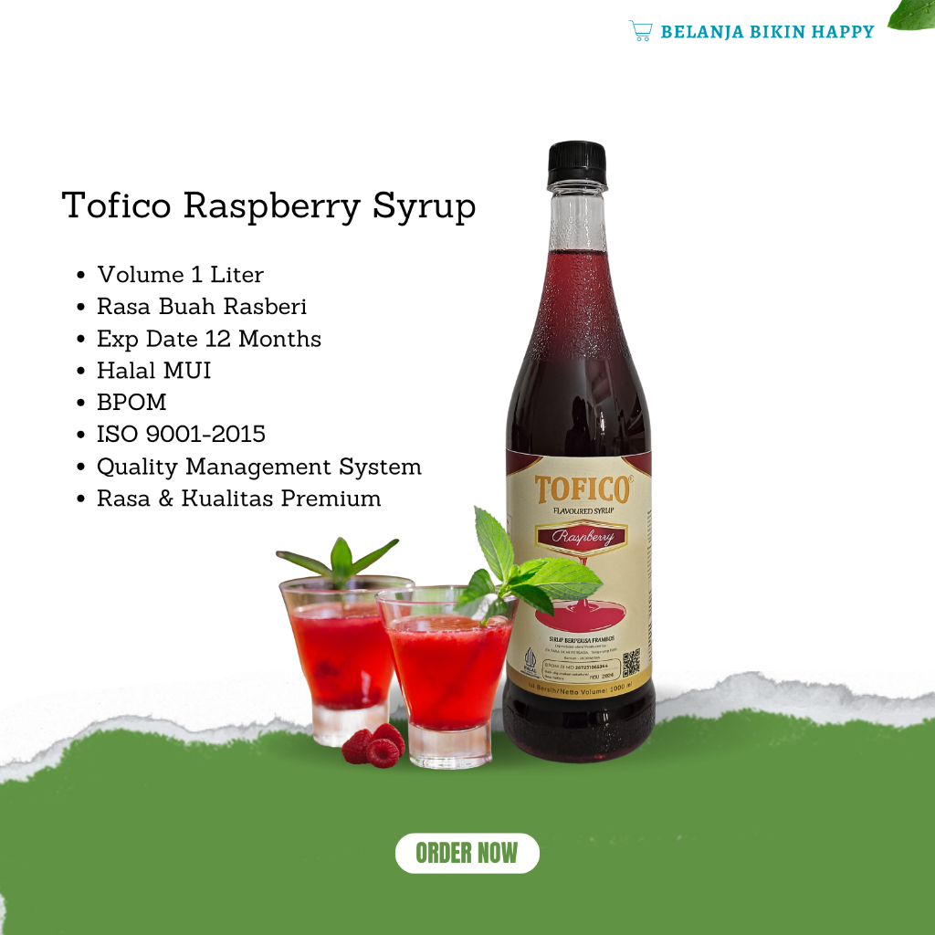 

Sirup Blueberry 1000 ml / Tofico Blueberry Syrup 1L