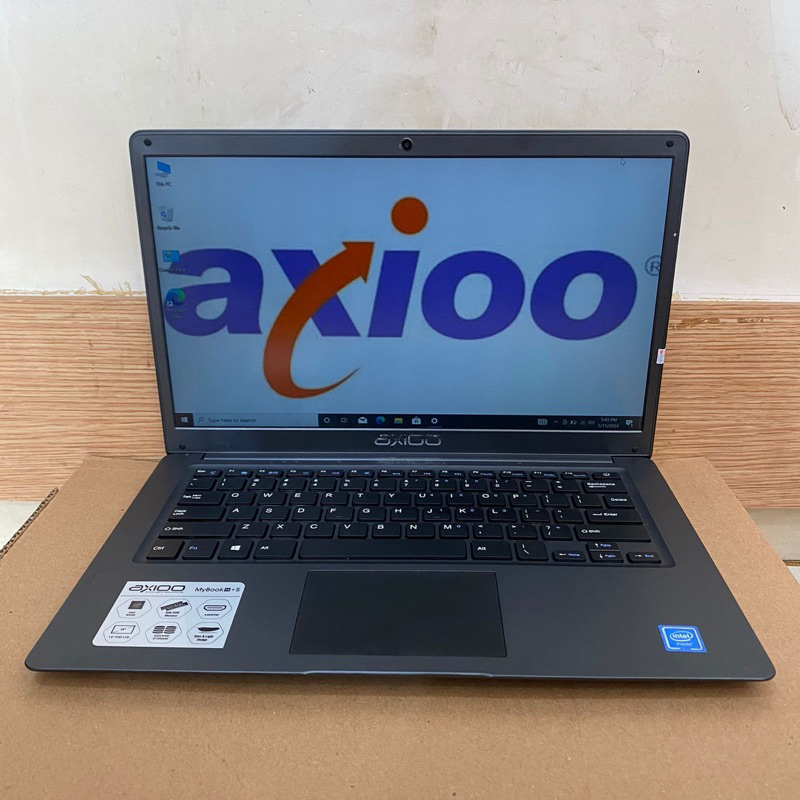 Laptop Axioo Mybook 14+S, Seri Baru, Super Slim, Lengkap, Grey