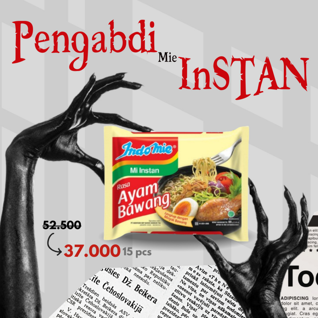 

[ Indomie 15 Pcs 37.000 ] Mie Instan Indomie All Varian 85gr x 15pcs Original Praktis Mudah Nikmat Limited Stock Mix Flavor