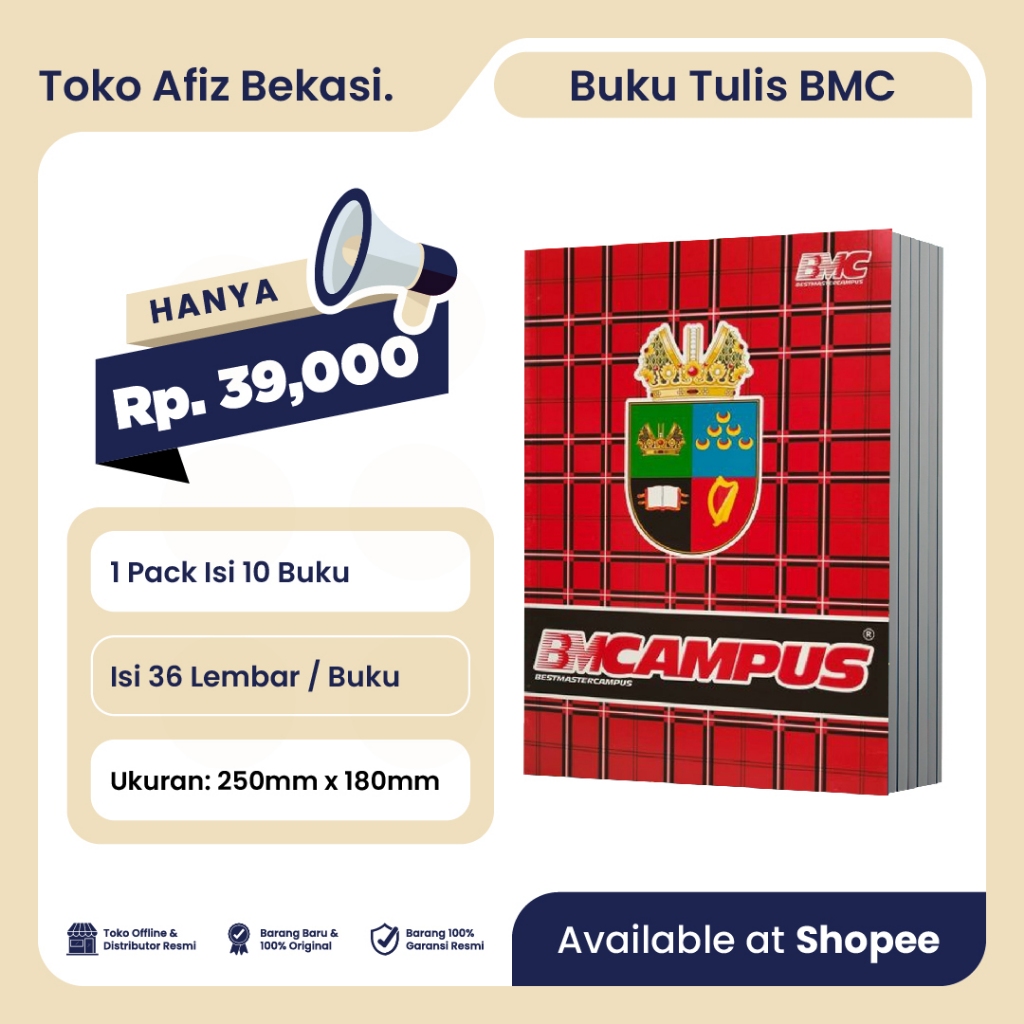 

BMCampus Buku Tulis 36 Lembar