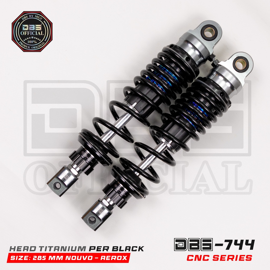 DBS 744 Series Shock Belakang Aerox 155 NOUVO Z Nmax New ukuran 285mm dan 305mm