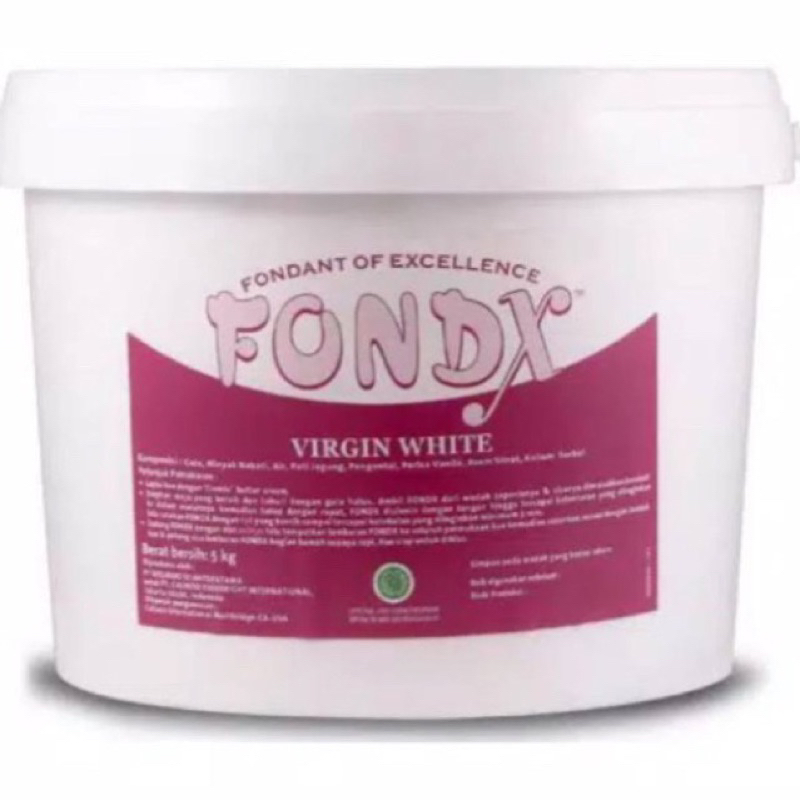 

(250 GR) FONDX FONDANT PUTIH KILOAN