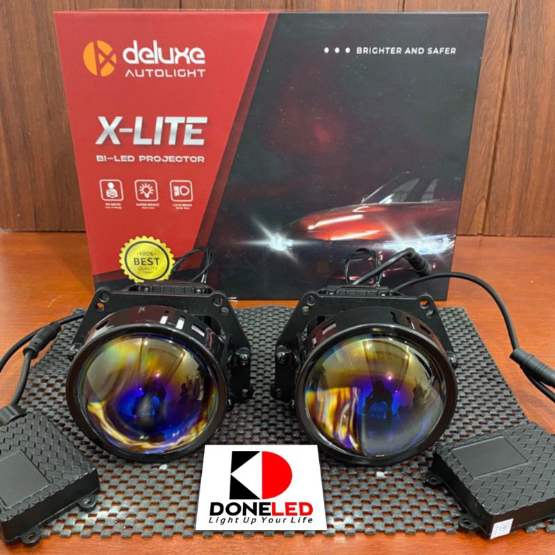 Biled Deluxe X Lite bi-led projector Autolight  60 watt GARANSI 2 TAHUN