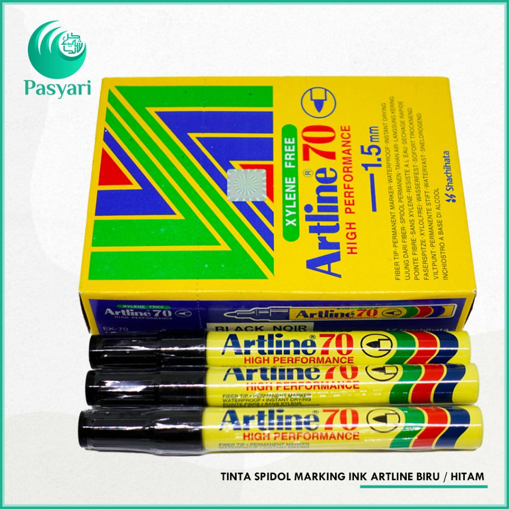 

TINTA SPIDOL MARKING INK ARTLINE BIRU / HITAM