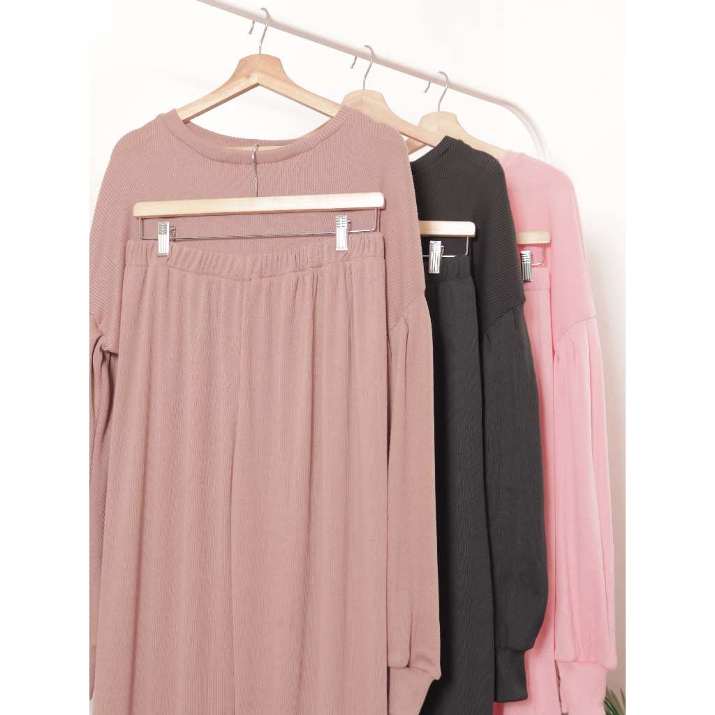 CASEY ONE SET KNIT / SETELAN KNIT TERBARU / SET KNIT PREMIUM