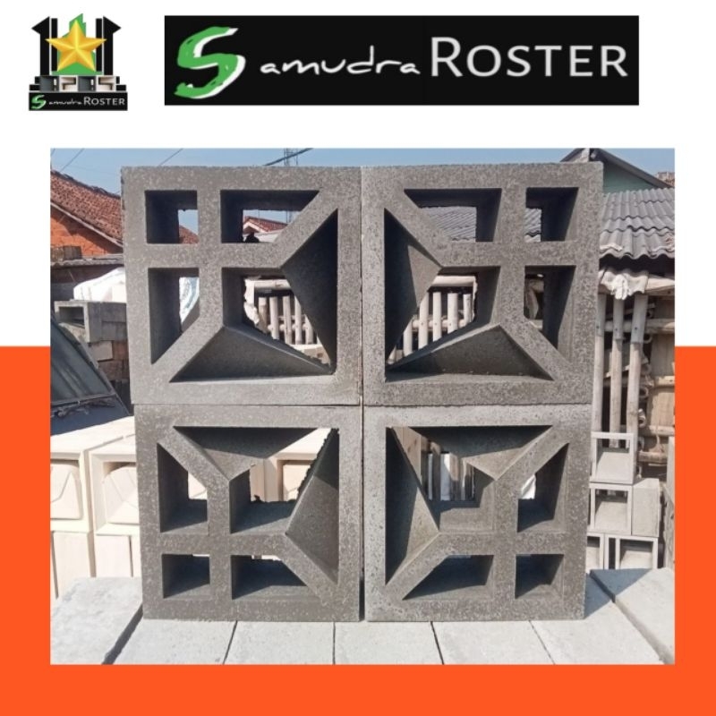 Roster beton / Roster / Lubang angin / Loster beton / Roster minimalis