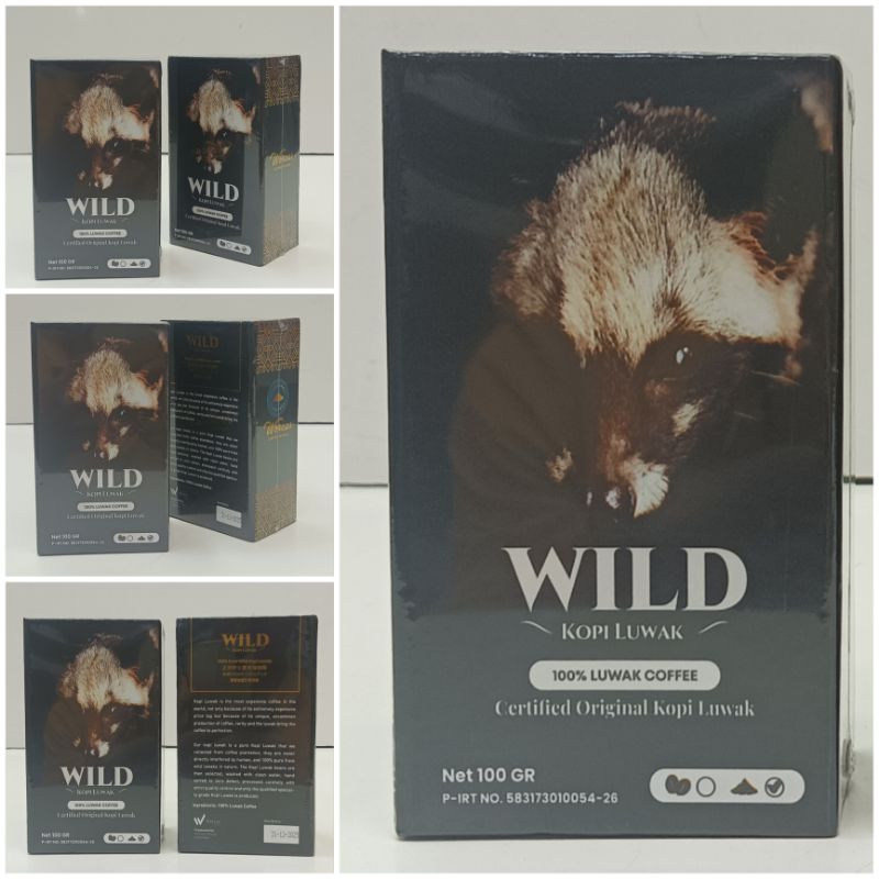 

Worcas Kopi Luwak Classic Wild 100 gr. 100% Luwak Coffee Asli Indonesia