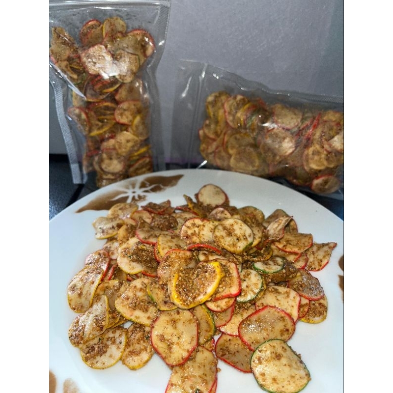 

kerupuk seblak bumbu kacang daun jeruk
