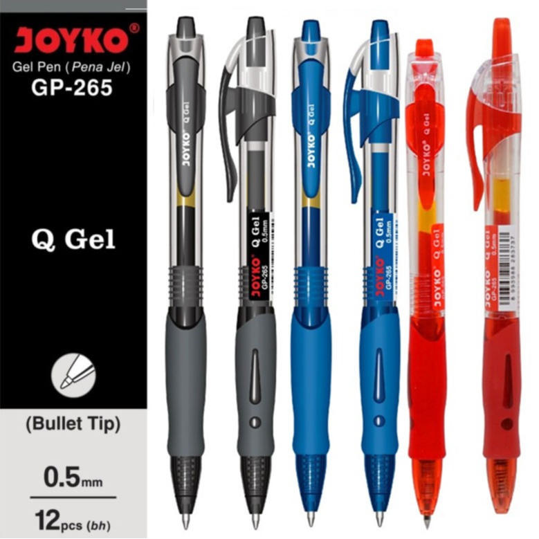 

Pulpen Joyko GP265 Pulpen Gel Pena Joyko 0.5 Gel Pen Joyko 0.5 Warna Hitam Black