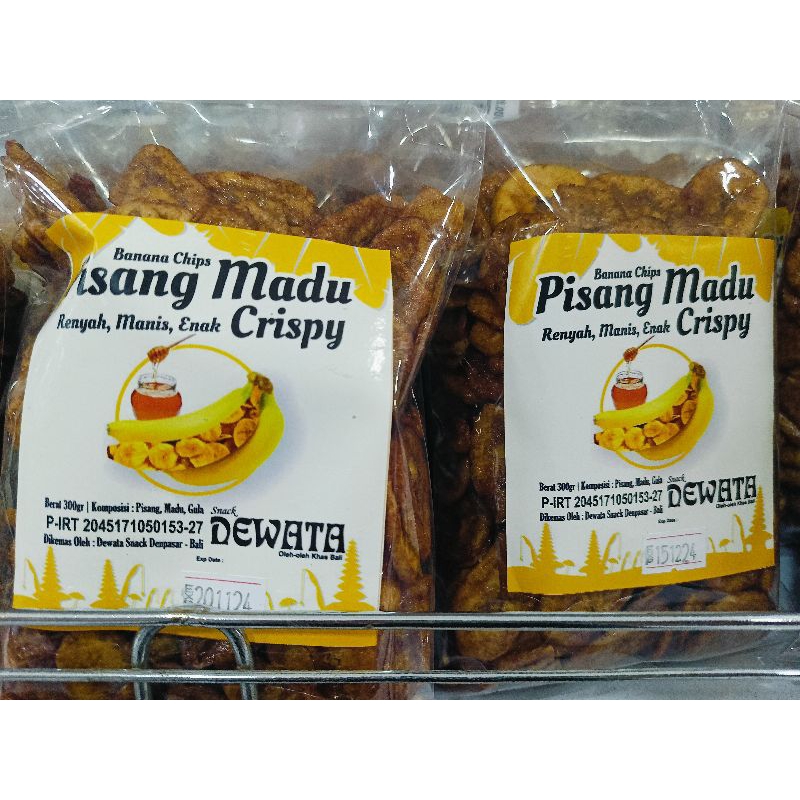 

PISANG MADU CRISPY RENYAH ENAK MANIS MADU ASLI 300GR OLEH OLEH ASLI KHAS BALI + BUBBLE WRAP