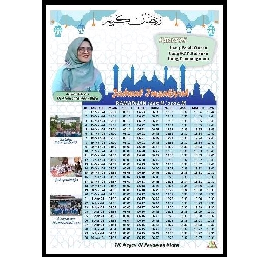 

Jadwal Imsakiyah "Bisa Custom Desain