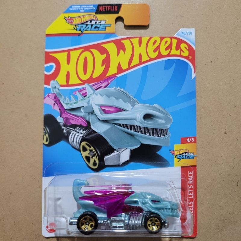 HOT WHEELS DRAGON BLASTER / HOT WHEELS LET'S RACE [ BLUE PURPLE ]