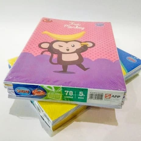 

(DAPAT 1 PAK) Buku Tulis Sinar Dunia / SIDU isi 78 Lembar