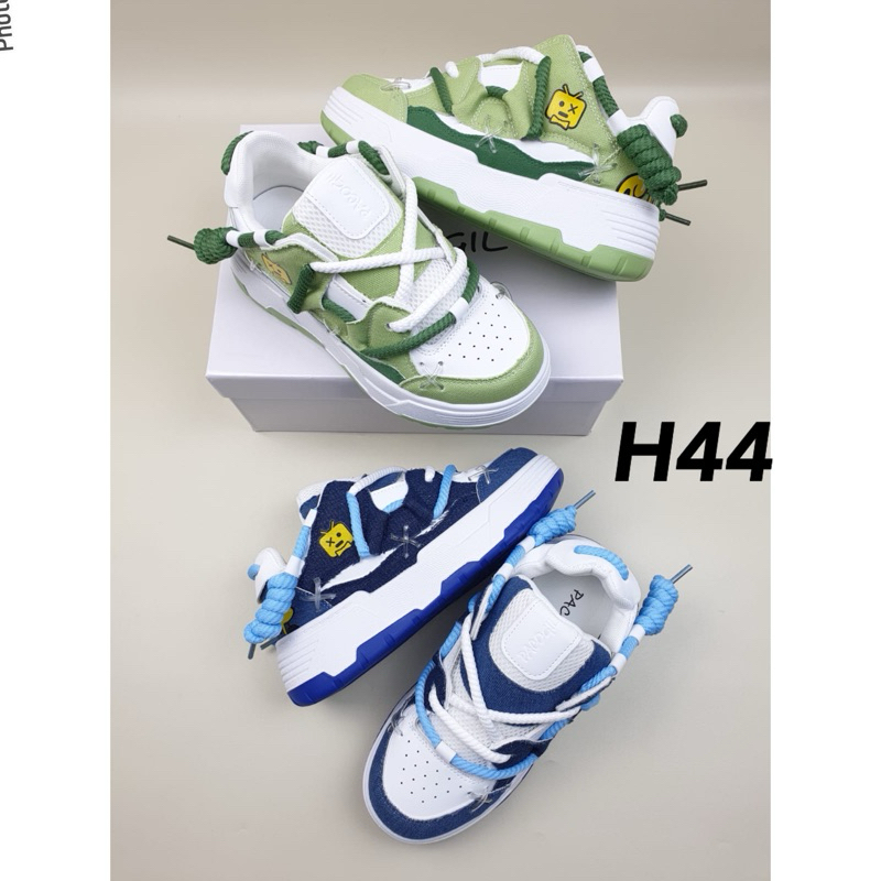 TERMURAH Sepatu YC-H44 Sneaker Platform 5cm / Sneakers tali wanita import / Sepatu tali fashion