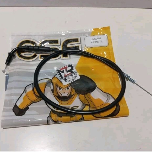 KABEL GAS BAJAJ FULSAR//TALI GAS PULSAR 135 LS//180 UG3/UG4 200 220 DTSI NS 200 XCD 125/ESF TOKUSHOK