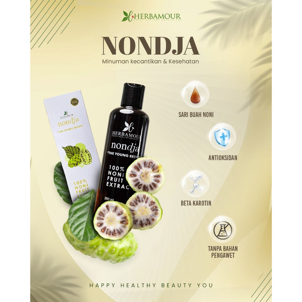 Sari Mengkudu Asli Noni Herbal Fermentasi Nondja Herbalov Herbamour