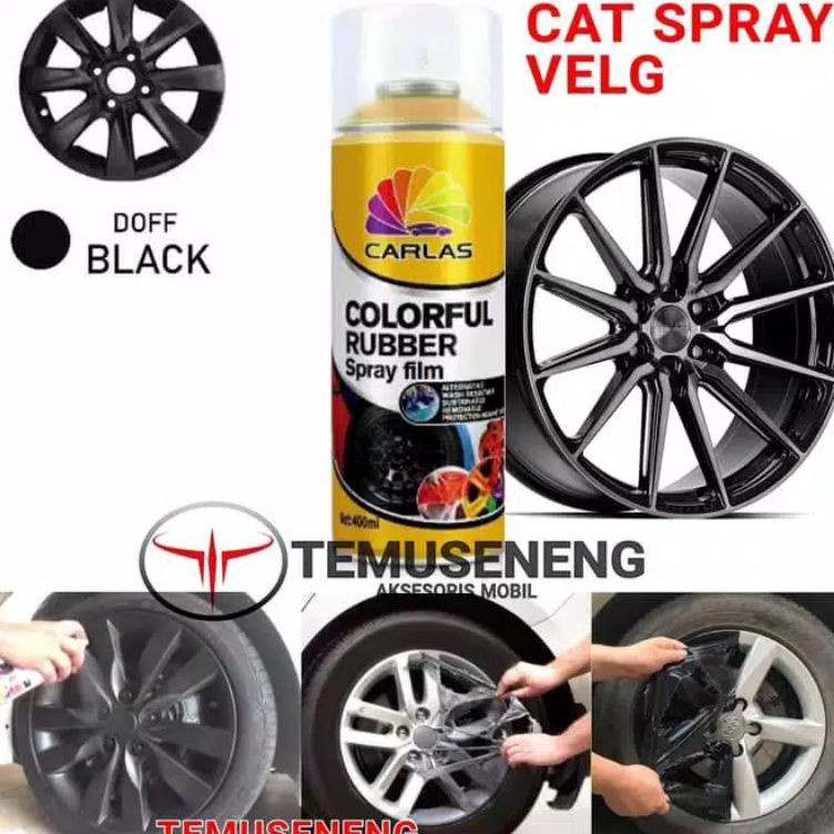KODE E18I Khusus Pulau Jawa Carlas Rubber Paint Spray Karet Cat Velg Mobil Motor Sepeda Body Dll Bis
