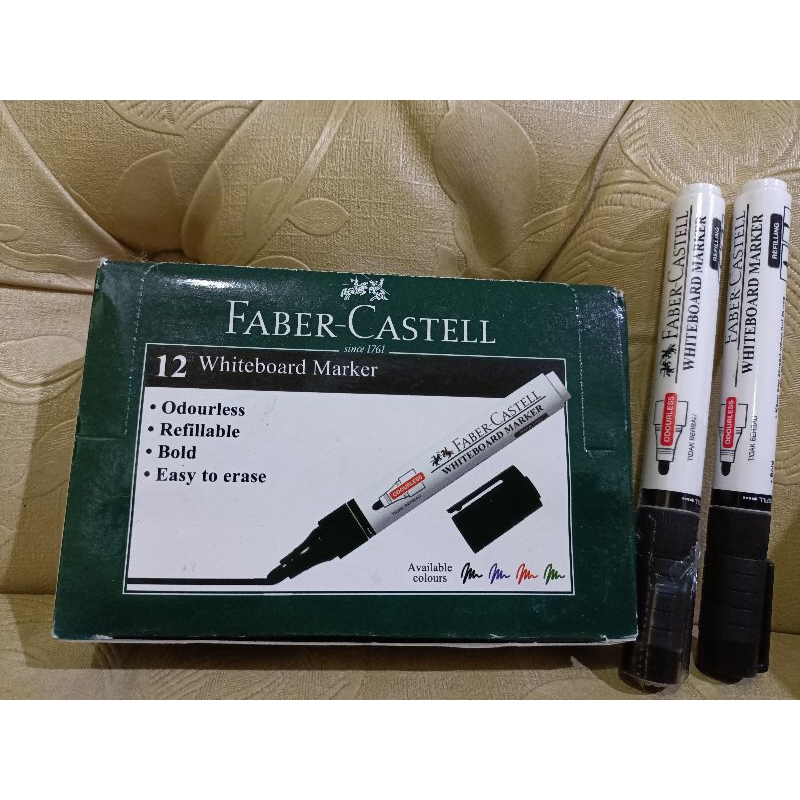 

SPIDOL FABER-CASTELL WHITEBOARD MASKER/KOTAK(ISI 12 PCS)