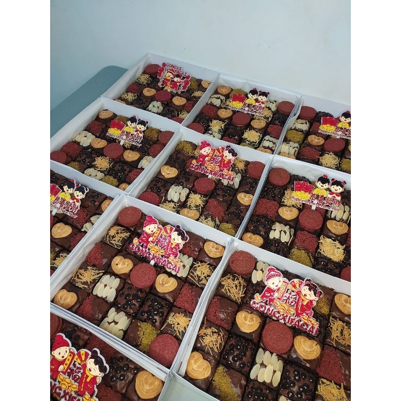 

hampers brownies ultah ulang tahun hari raya kado enak murah