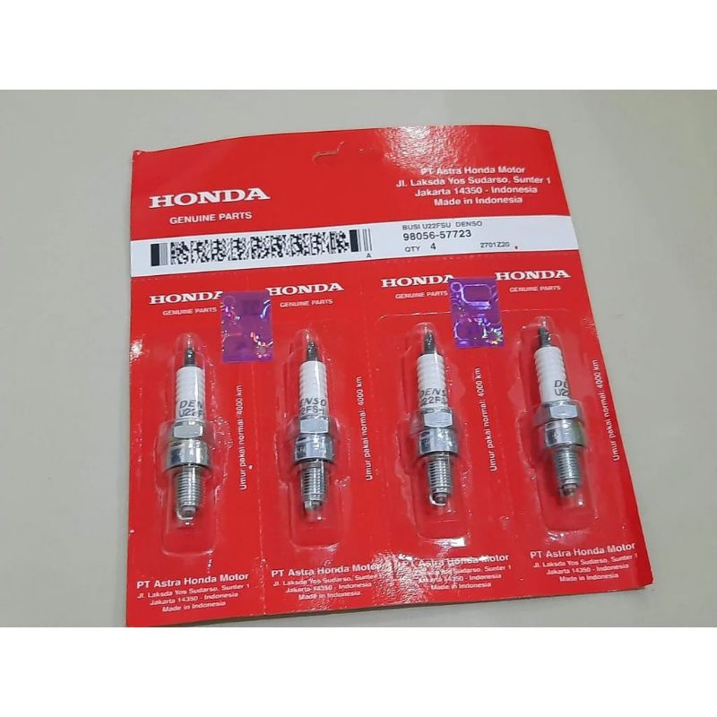 busi Denso u22 drat pendek Honda grand Supra x fit