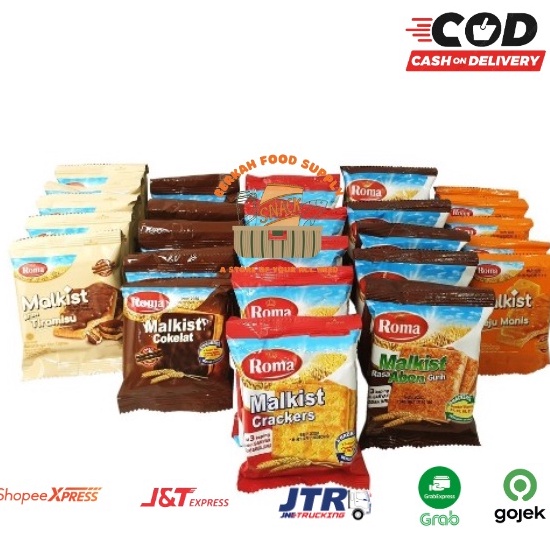 

BERKAH ROMA MALKIST RENCENG Isi 1 Semua Varian Rasa Original Abon Coklat Cappucino Kelapa Kopyor Keju Manis All Varian Rasa Snack Cemilan Murah Halal