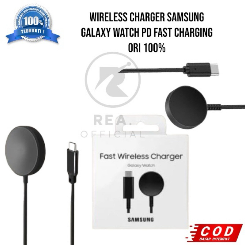 Charger Jam Samsung Galaxy Watch 4 5 6 7 8 Original 100%