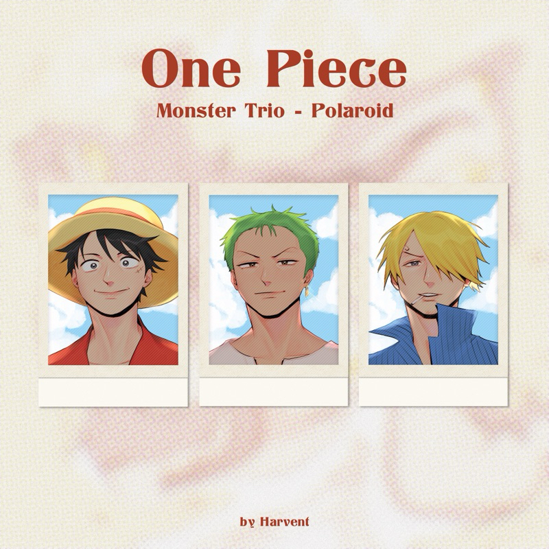 Polaroid One Piece Monster Trio - byharvent