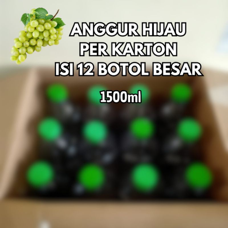 

PAKET MINUMAN 1 DUS ISI 12 BESAR 1500ML A HIJAU MINUMAN TRADISIONAL