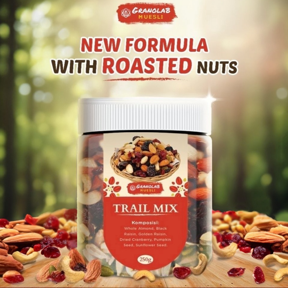 

Seller Trail Mix 25 gr Granolab Muesli Almond Raisin Cranberry Pumpkin Seed Sunflower Seed