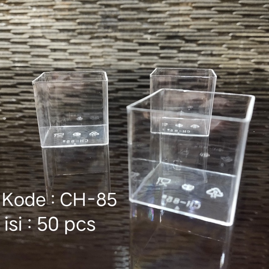 Keluaran Terbaru GELAS JELLY CUP MINI CH85  CH 85 KOTAK ISI 5 PCS