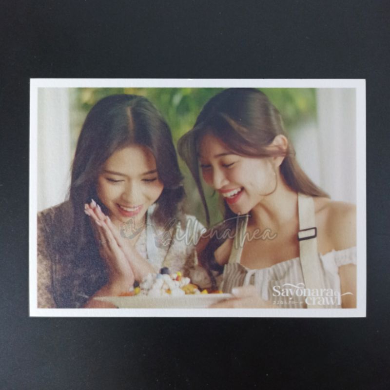 LIMITED POSTCARD PP PC JKT48 Shani & Kathrina Atin Sayonara Crawl Sayokuro Official