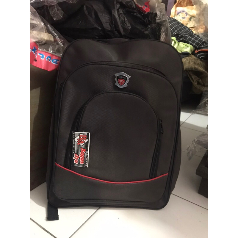 Tas anak sekolah pollo paris coklat