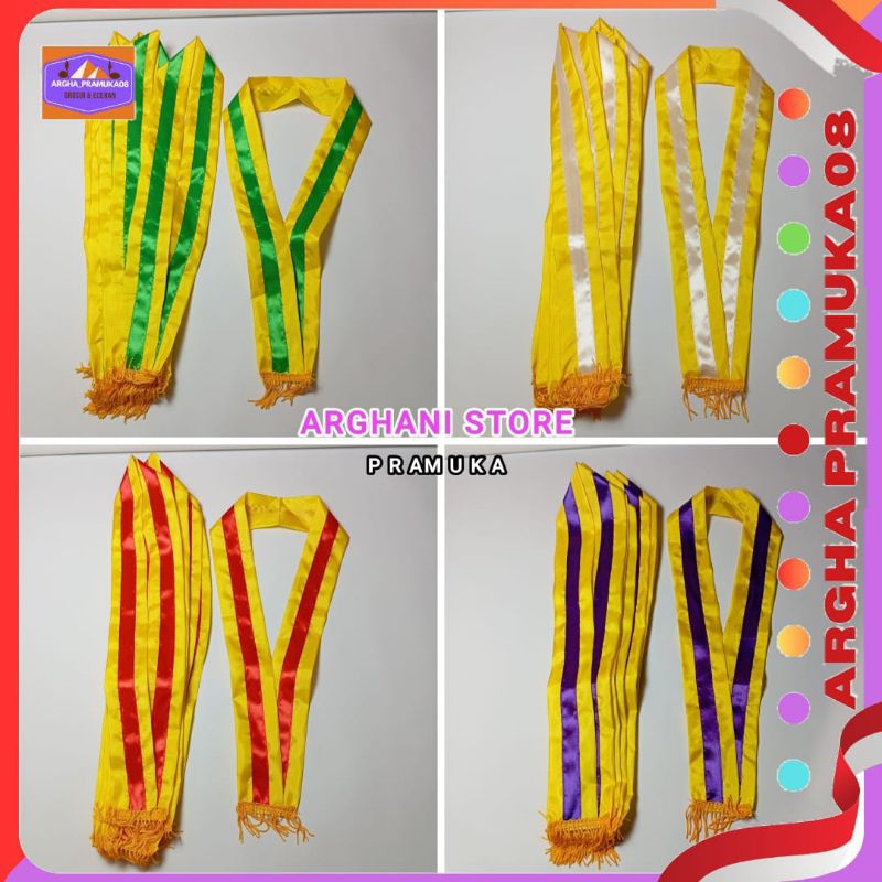 Samir Wisuda Kalung Wisuda Dasar Kain Kuning Custom