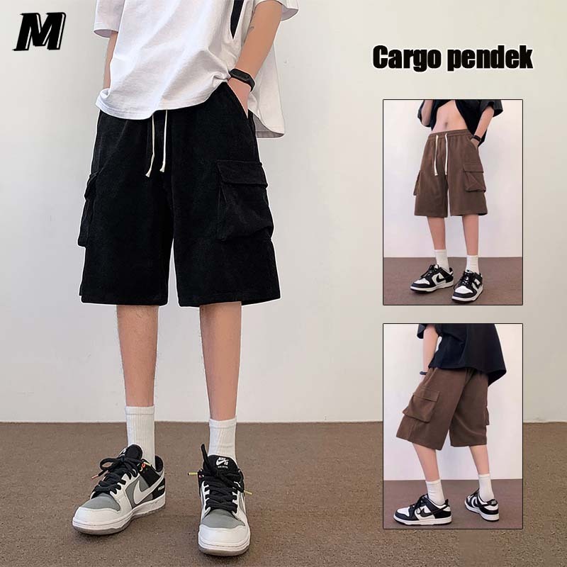Celana Pendek Cargo Pria Boardshort Corduroy pria Celana pendek pria premium Casual Celana Pendek Co