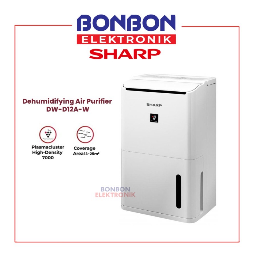 Sharp Dehumidifying 26m² DW-D12A-W / DWD12AW / Dehumidifier DW D12A W 4L