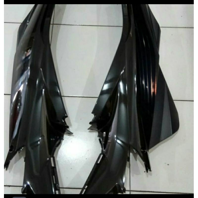 Cover Body Samping Satria FU FL Facelift warna Hitam Sepasang NON COD