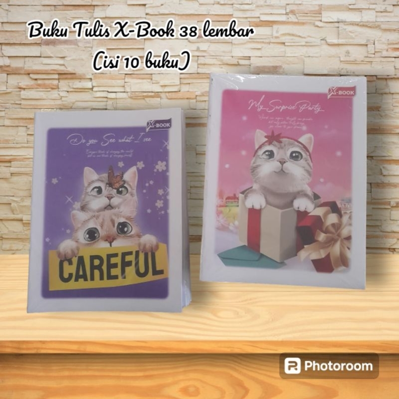 

Buku Tulis X-Book 38 lembar (Isi 10 buku)