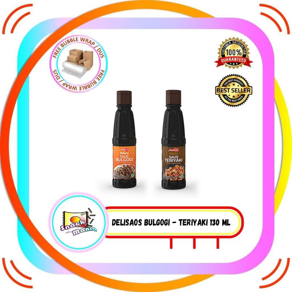 

Mamasuka Mama Suka Delisaos Saus Bulgogi Teriyaki Sauce 130 ml Botol