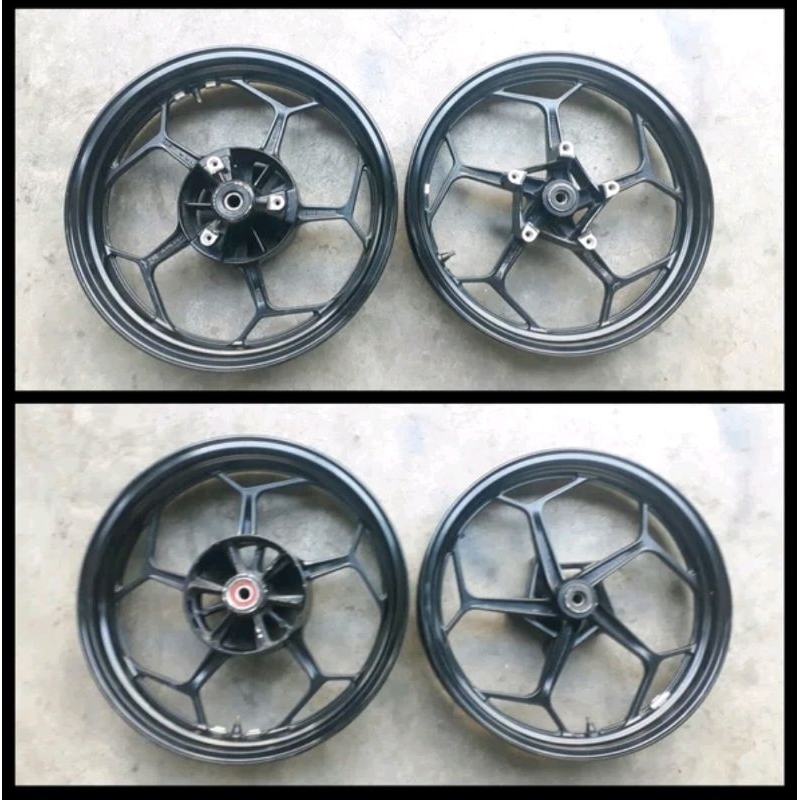 Velg Racing Balok Depan Belakang Kawasaki Ninja 250 Ninja 250 FI Z250 Asli ORI Original KGP Kawasaki