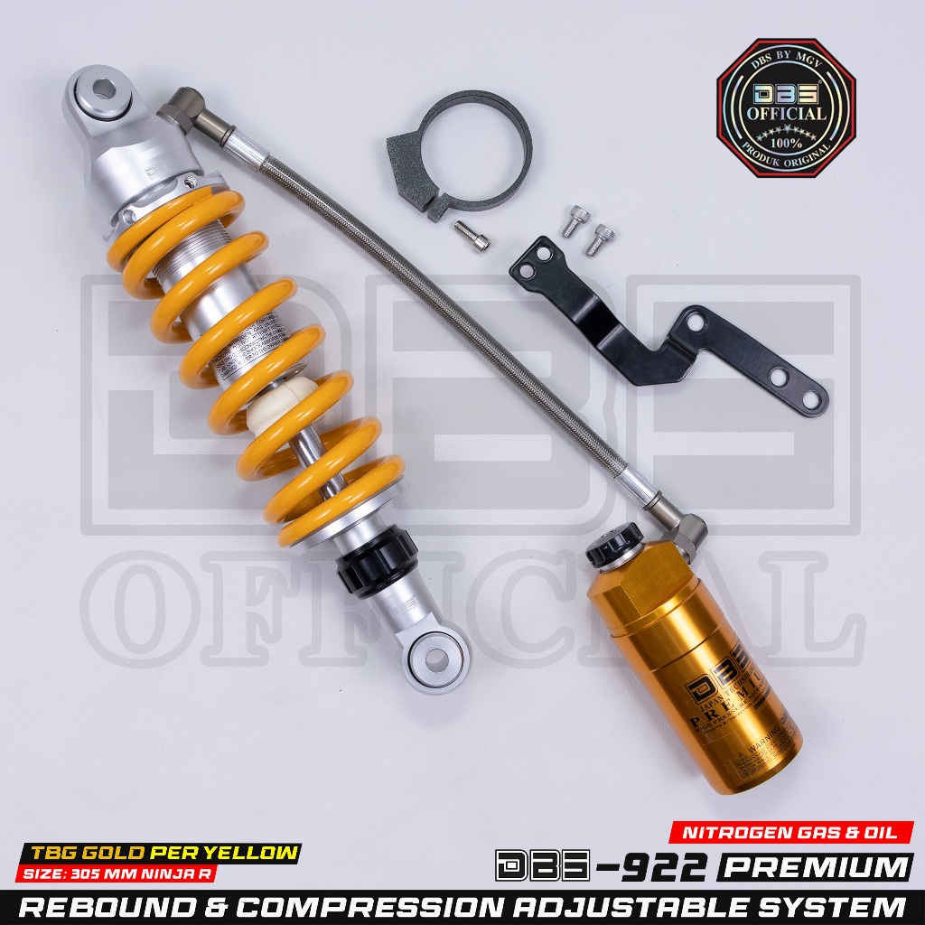 DBS 922 MONOSHOCK KAWASAKI NINJA R 305mm - NINJA RR 265mm