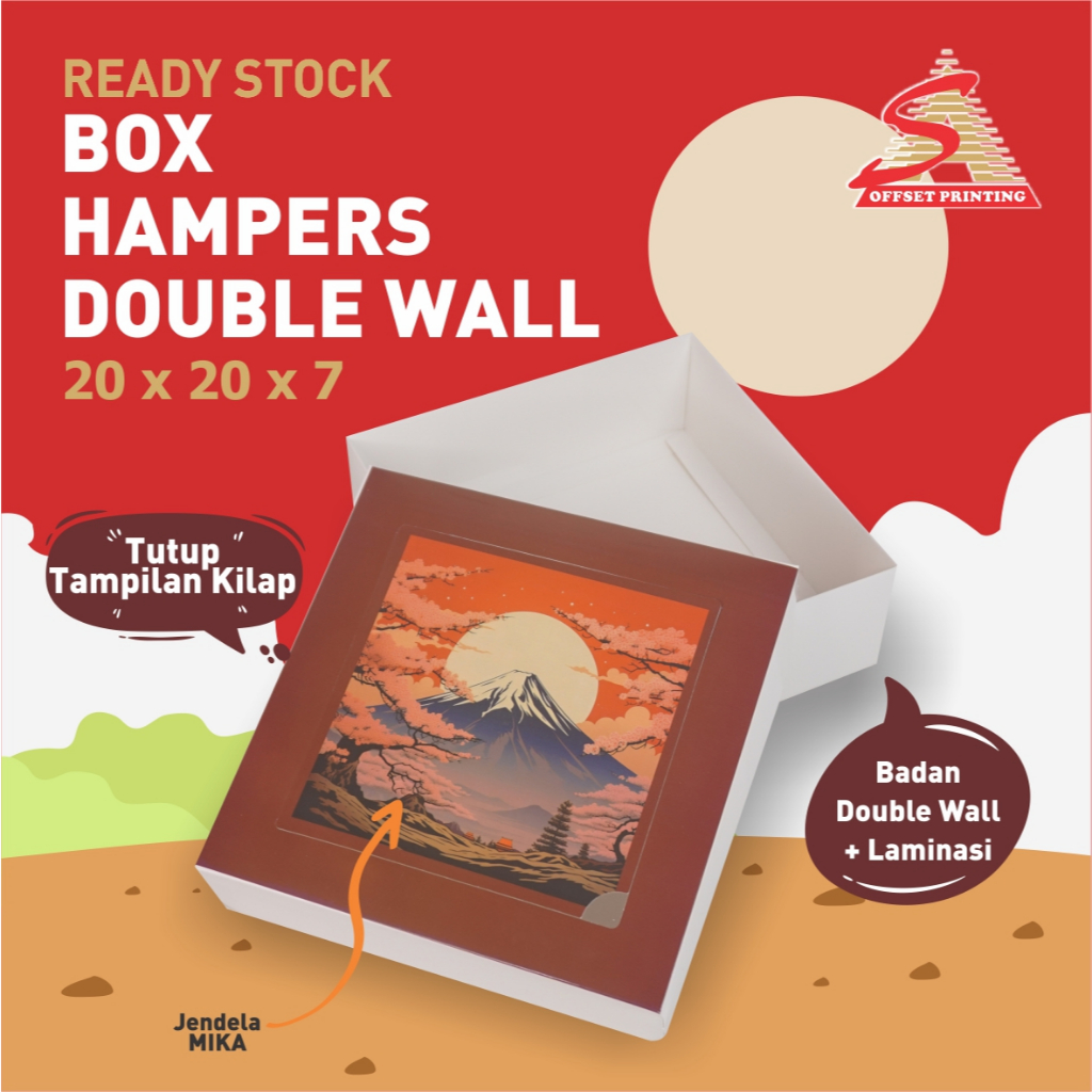 

20 x 20 x 7 Box Hampers Double Wall