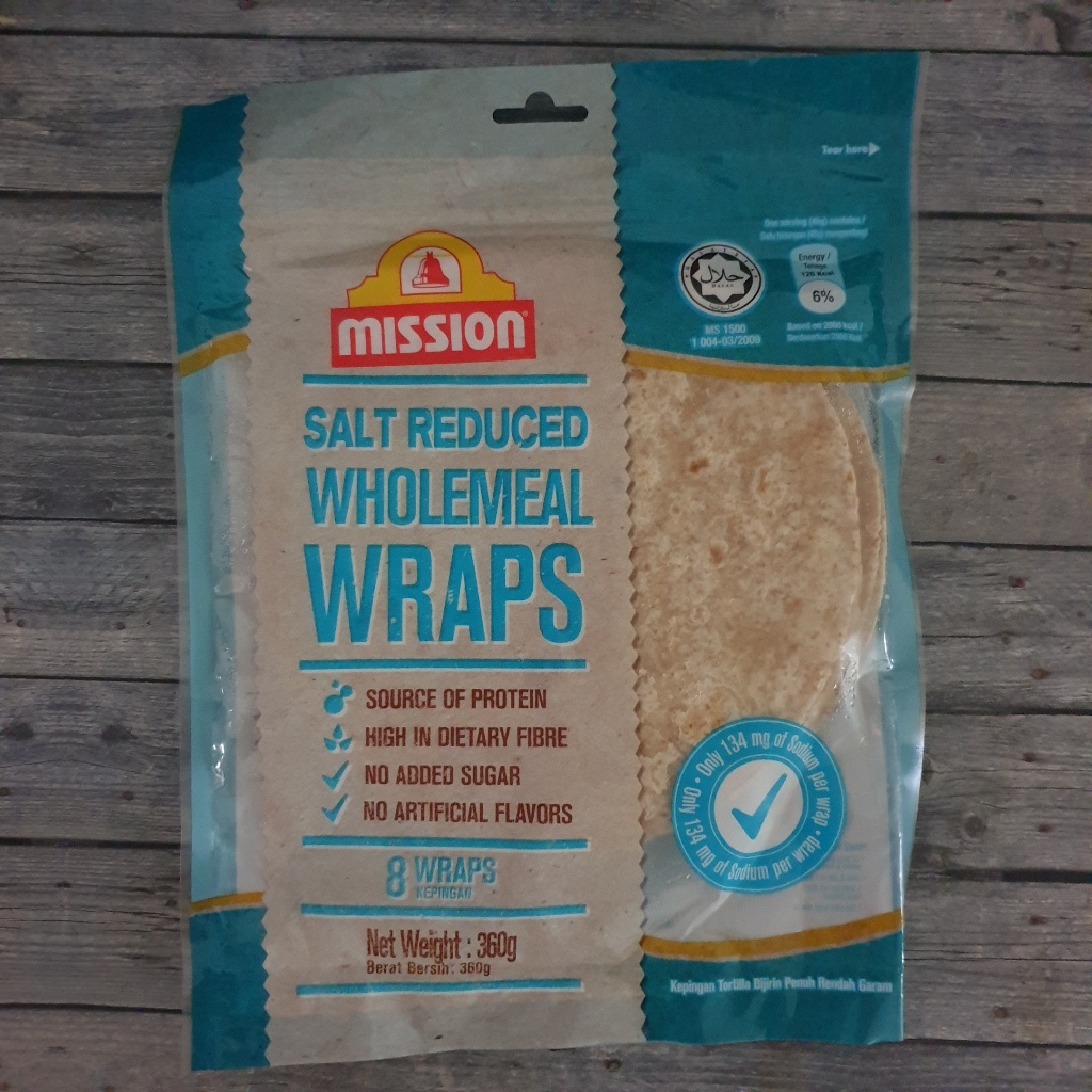 

Mission Salt Reduced Wholemeal Wraps Parata Roti Chanai Chapatti