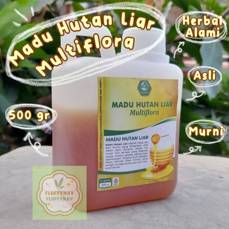 

Madu Hutan Liar Multiflora Asli 500 gram