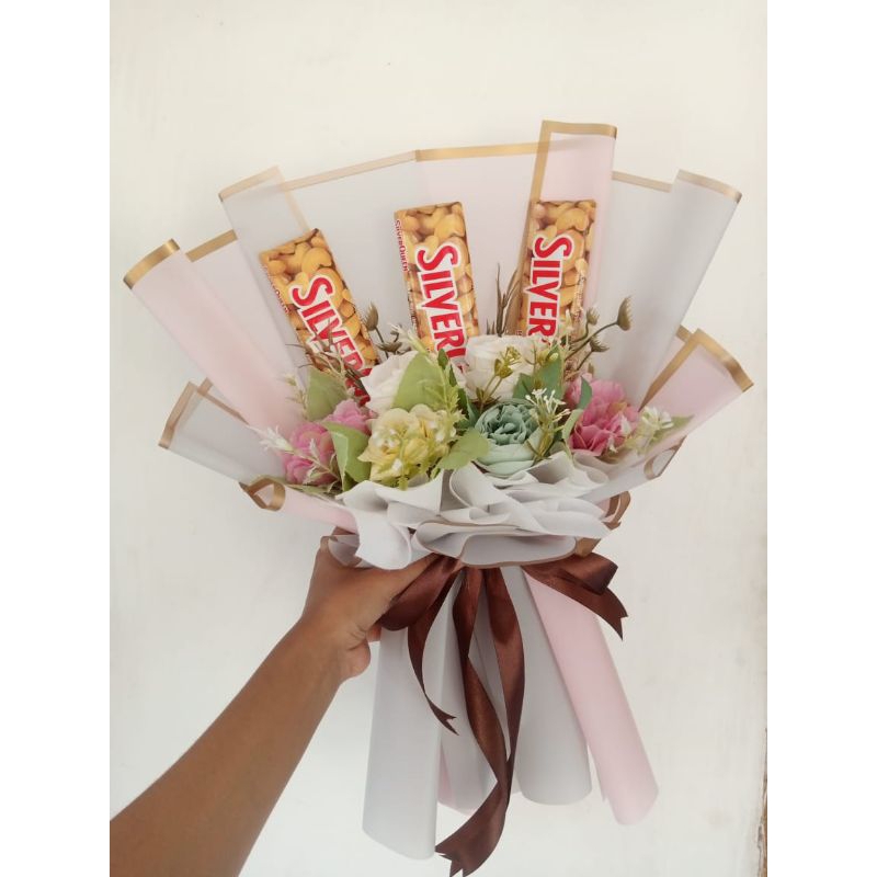 

buket coklat mix bunga