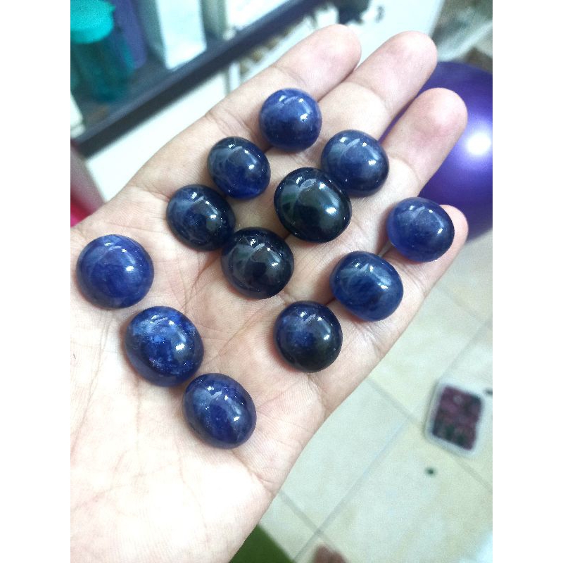 asli natural batu blue safir afrika jumbo