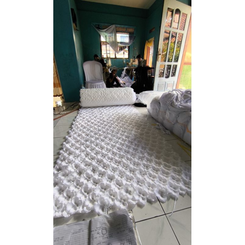 Karpet Bunga Rose Petal / Karpet bunga / Karpet Kembang / Karpet Pelaminan / Dekorasi